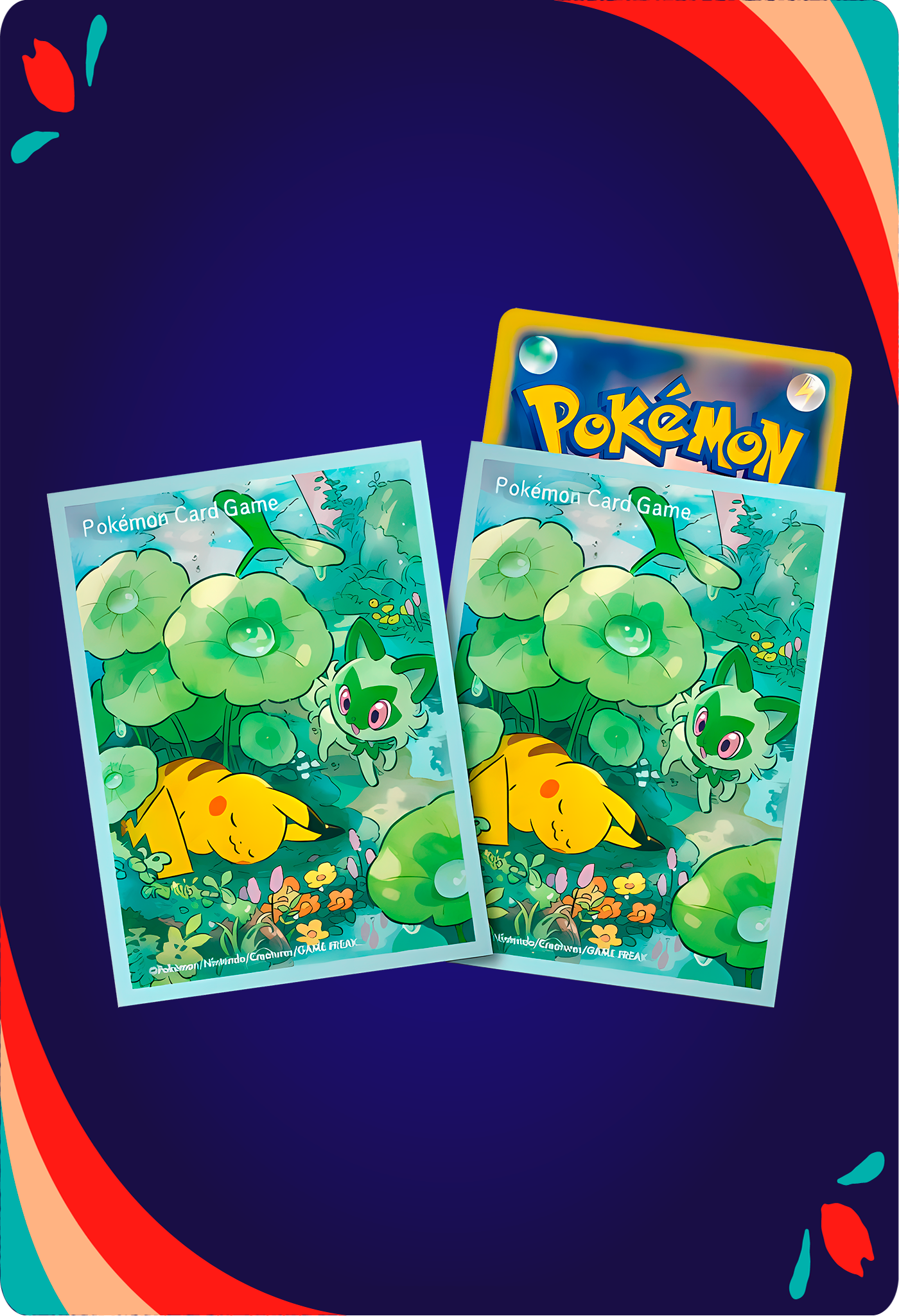 Sleeve Pikachu & Sprigatito