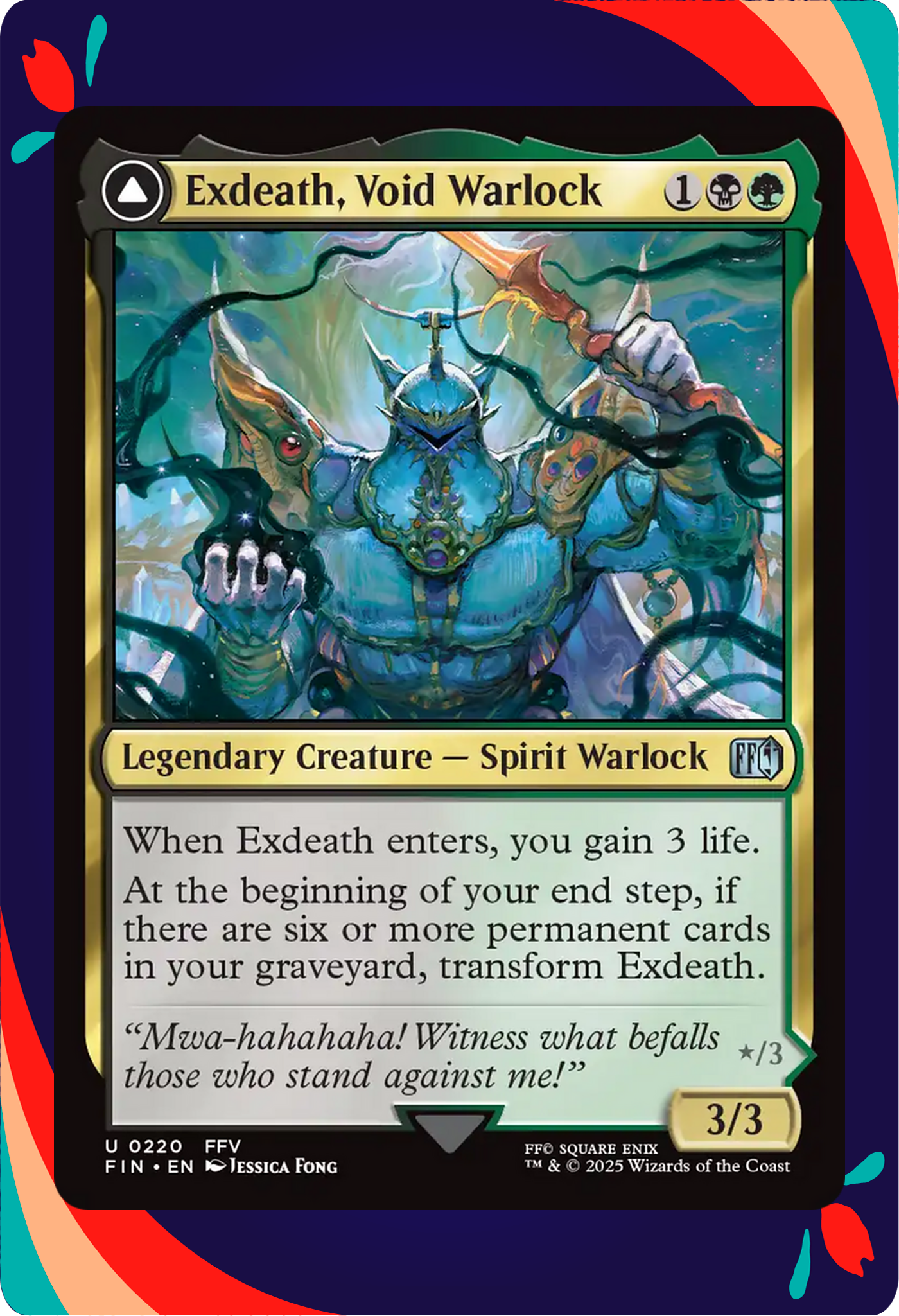 Exdeath, Void Warlock // Neo Exdeath, Dimension's End