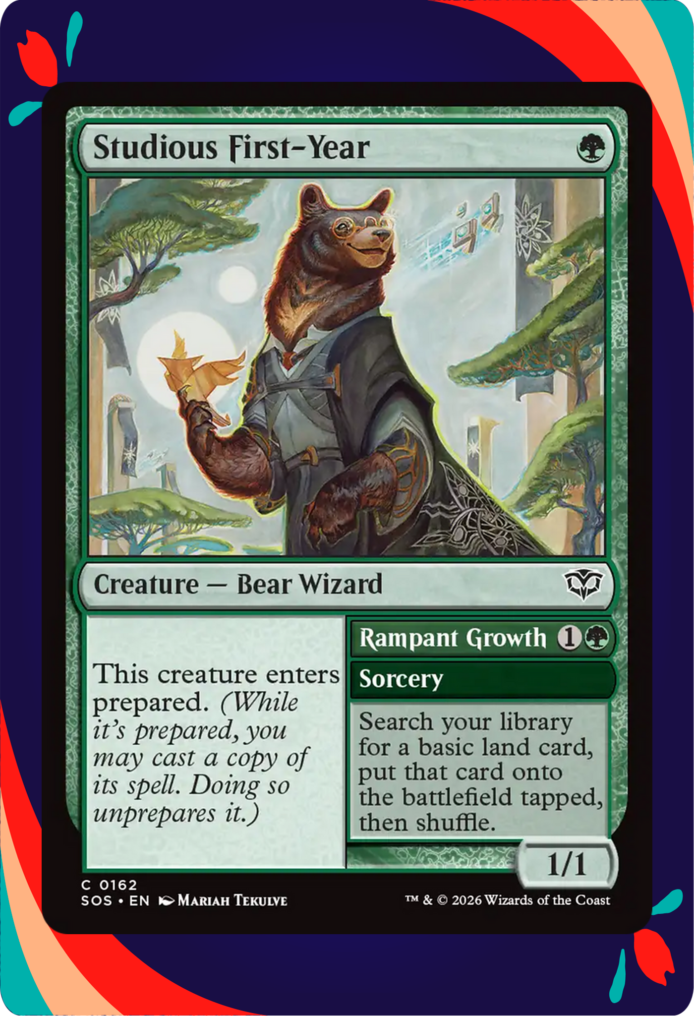 Studious First-Year // Rampant Growth