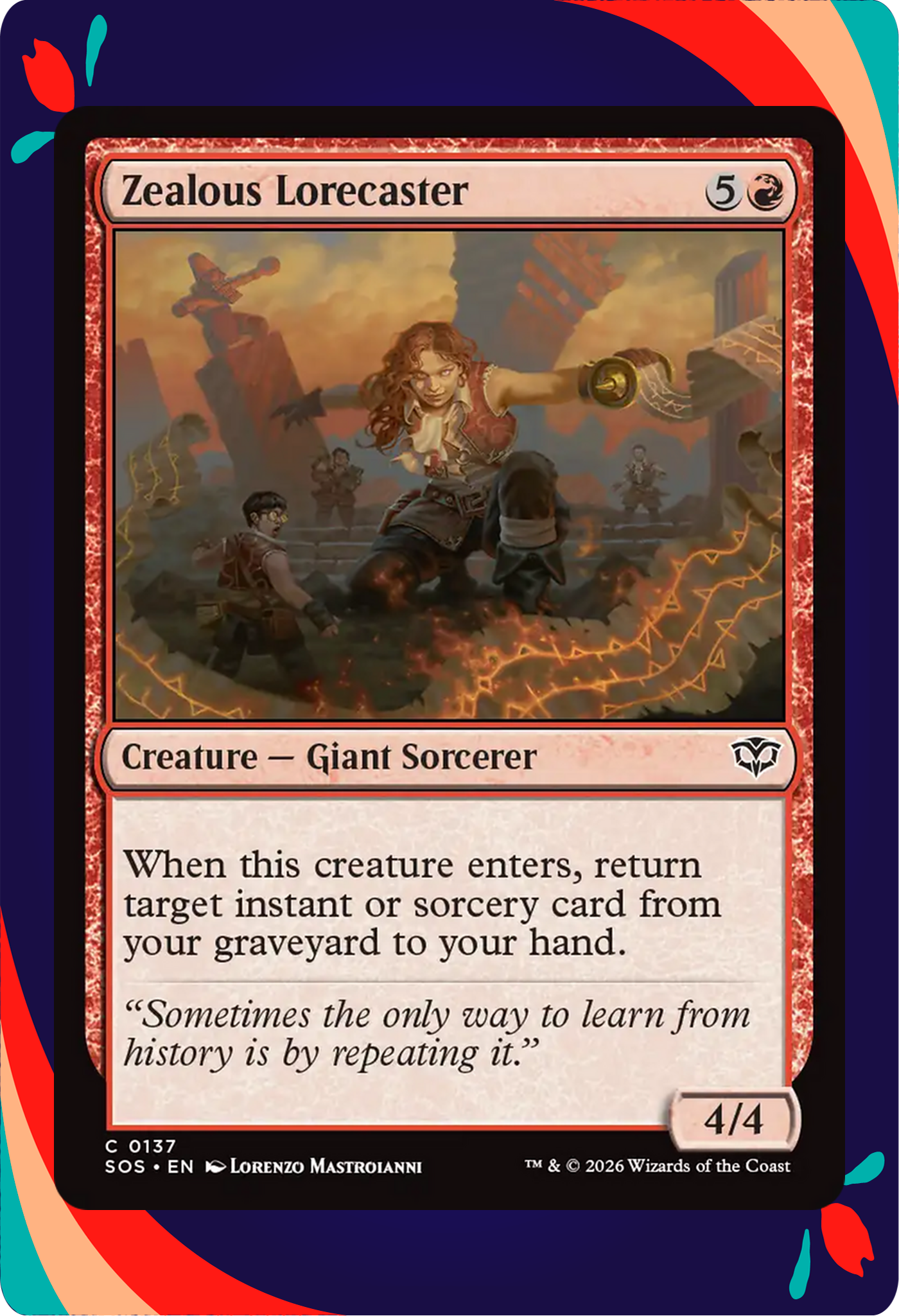 Zealous Lorecaster