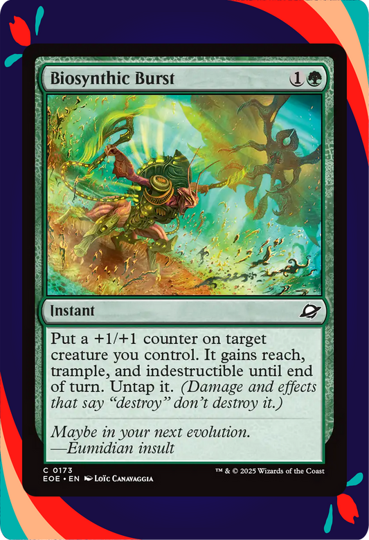 Biosynthic Burst