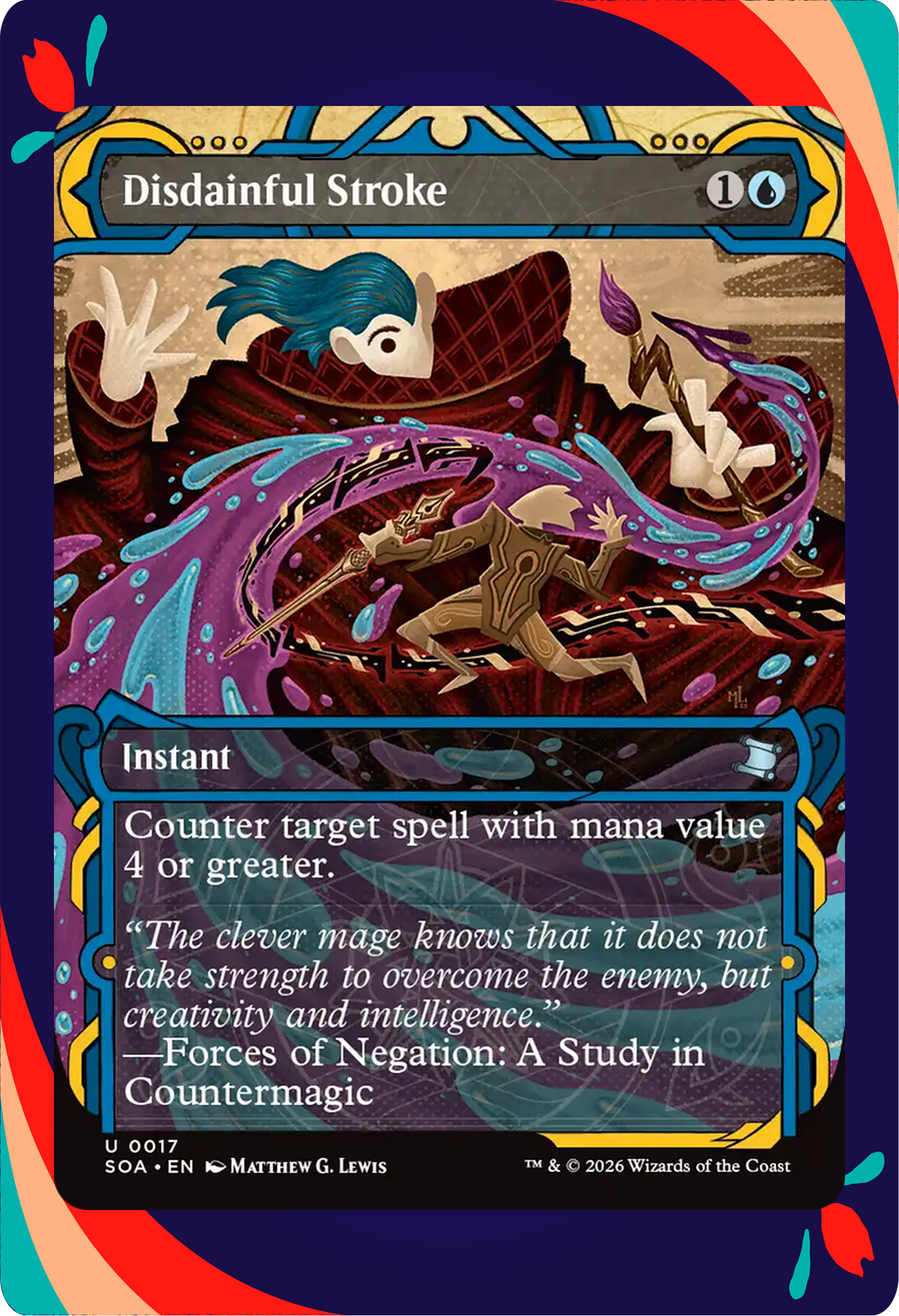 Disdainful Stroke
