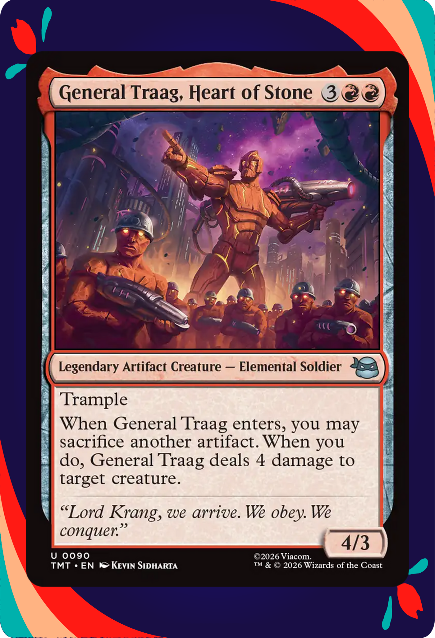 General Traag, Heart of Stone