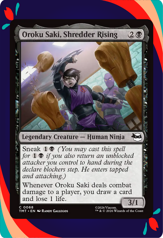 Oroku Saki, Shredder Rising