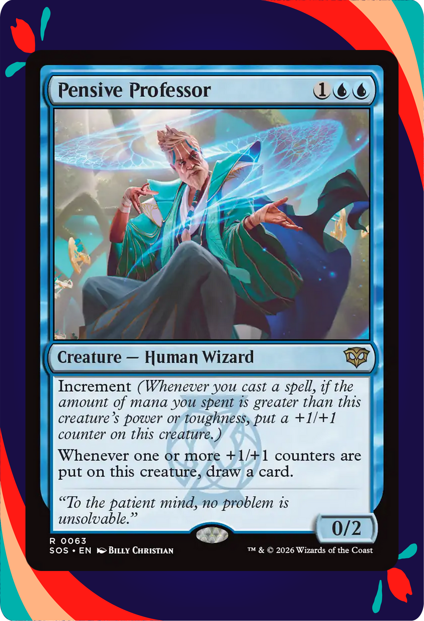 Pensive Professor