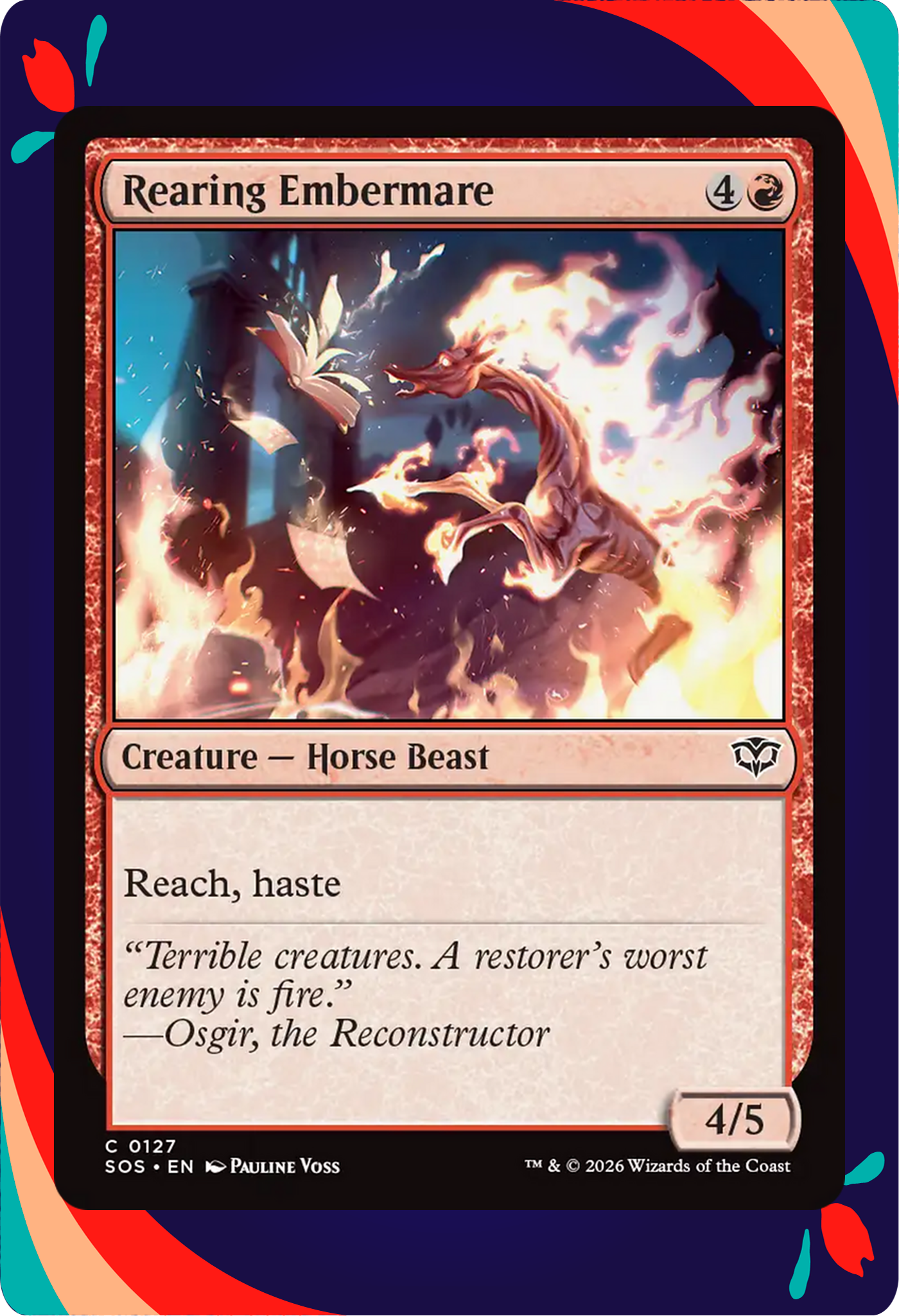 Rearing Embermare