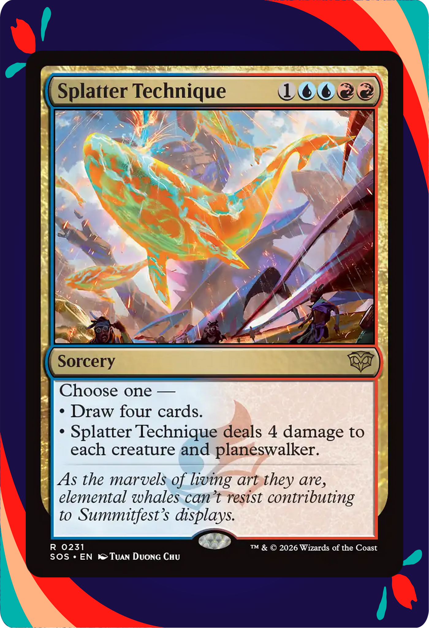 Splatter Technique